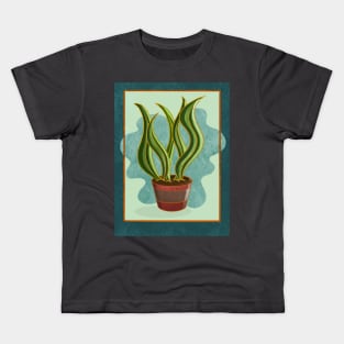 Potted Snake Plant Kids T-Shirt